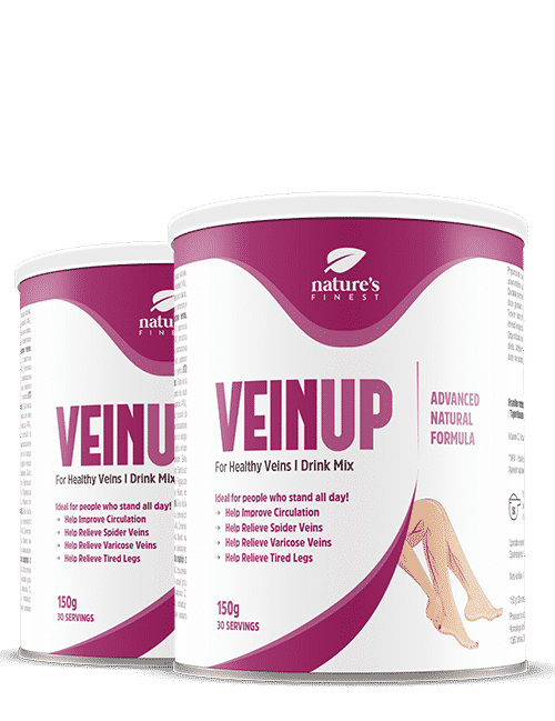 VEIN UP | 1+1 | Prevención Natural | Varices | Mejora de la Circulación Sanguínea | Extracto de Gotu Kola | Vitamina C | Fórmula Revolucionaria.